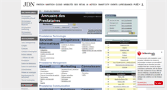 Desktop Screenshot of prestataires.journaldunet.com